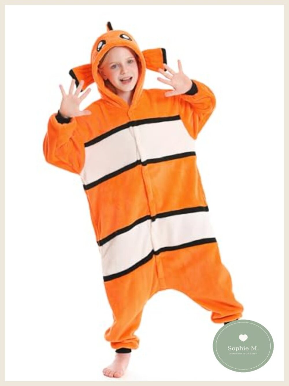 Warm Flannel Animal Onesie Pajamas with Zipper - Kids Cosplay Costume